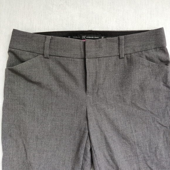 INC International Concepts Women's Trousers Size 6 Gray Pantsuits Office Formal - Picture 7 of 11